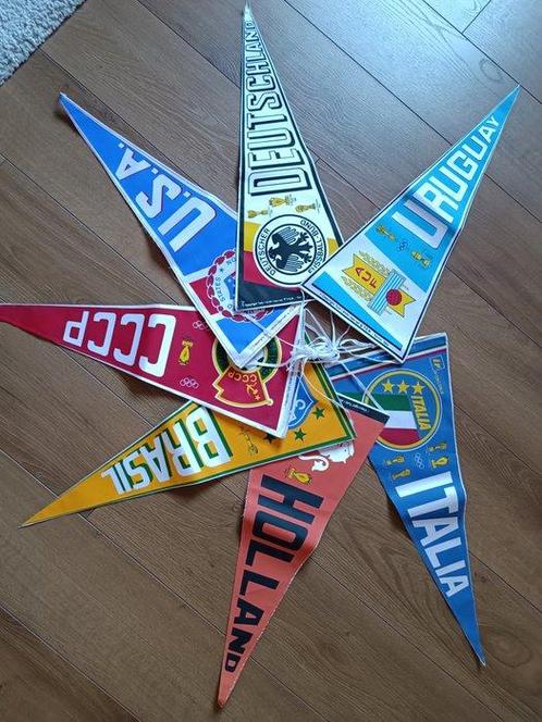 Coupe du Monde de Football - 1990 - Drapeau/fanion, Verzamelen, Overige Verzamelen