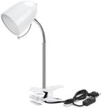 Aigostar 10LR5- Bureaulamp - Klemlamp - E27 fitting - Wit -, Huis en Inrichting, Verzenden, Nieuw