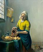 Andrzej Dbek (XXI) - The Milkmaid after Vermeer, Antiek en Kunst