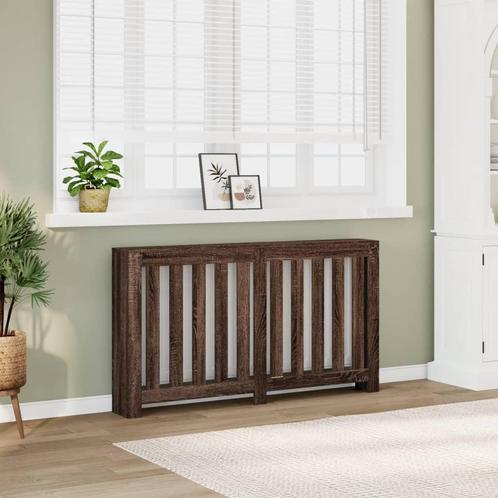 vidaXL Radiatorombouw 149x20x82 cm bewerkt hout bruin, Doe-het-zelf en Bouw, Verwarming en Radiatoren, Nieuw, Verzenden