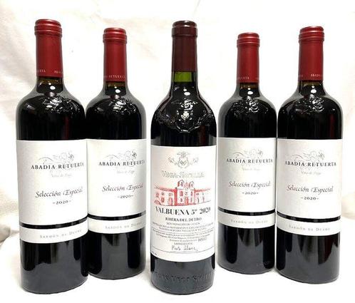 2020 Vega Sicilia, Valbuena 5º Año & 2020 Abadía Retuerta,, Verzamelen, Wijnen