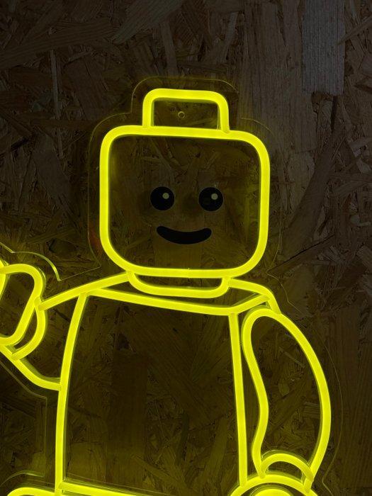 Neonlichtbord - Grote signatuur neon LEGO - Plexi, Antiek en Kunst, Curiosa en Brocante