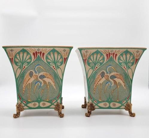 Jardinière (2) - Bronze, Porcelaine, Antiek en Kunst, Curiosa en Brocante