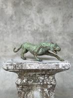 Statue, NO RESERVE PRICE - Bronze Patinated Hunting Leopard