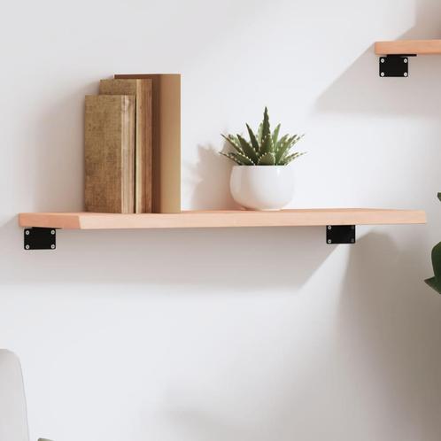 vidaXL Wandschap 60x20x2 cm onbehandeld massief eikenhout, Huis en Inrichting, Kasten | Wandmeubels, Nieuw, Verzenden