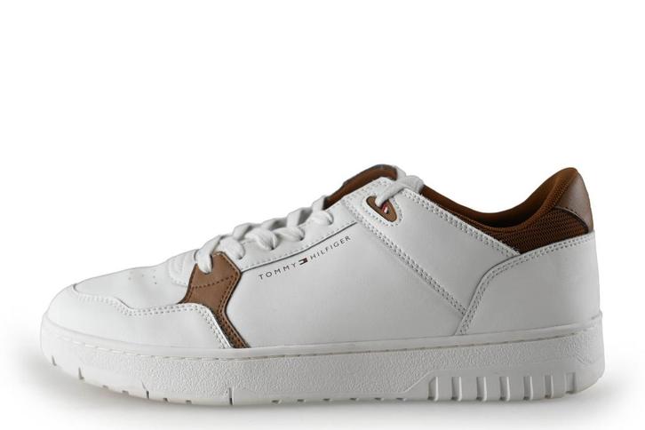 Tommy Hilfiger Sneakers in maat 44 Wit, Kleding | Heren, Schoenen, Wit, Zo goed als nieuw, Sneakers, Verzenden