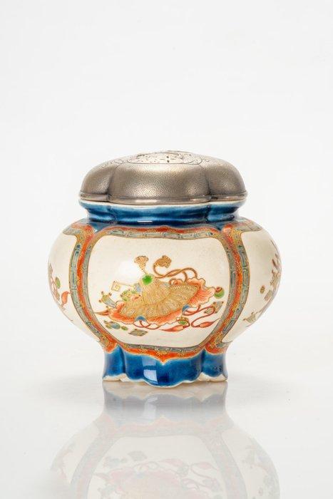 Brûleur dencens - A fine Gosu blue Satsuma lobed koro, Antiquités & Art, Antiquités | Autres Antiquités