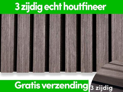 3 zijdig akoestische wandpanelen - akupanel - Donker Walnoot, Doe-het-zelf en Bouw, Platen en Panelen, Nieuw, Ophalen of Verzenden