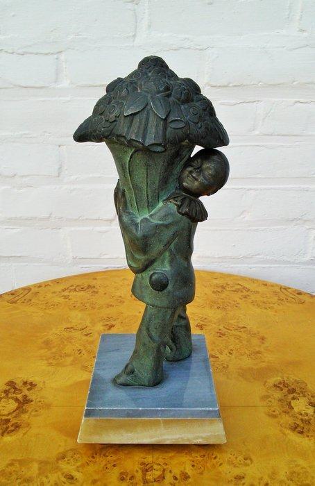 Pierre Sega - sculptuur, Art Deco beeld - Hoopvolle, Antiek en Kunst, Kunst | Designobjecten