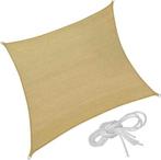 2dekans | tectake - Vierkante zonneluifel schaduwdoek -, Tuin en Terras, Ophalen of Verzenden, Nieuw