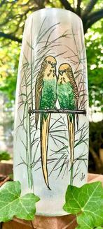 Legras & Cie. - Vaas - Art Nouveau met geëmailleerde