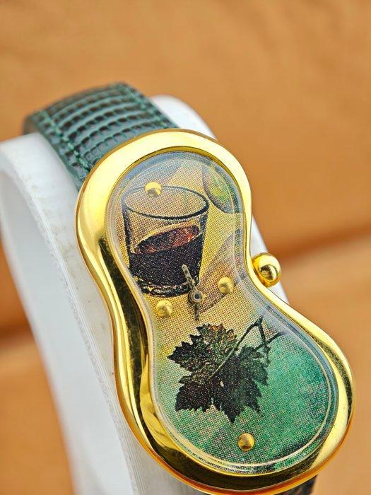 SoftWatch - Dalí “Melting Watch” Wine & Leaf Art – Ref., Handtassen en Accessoires, Horloges | Heren