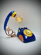 Lampe de table - Plastique, Cuivre, Métal - Téléphone à, Antiquités & Art