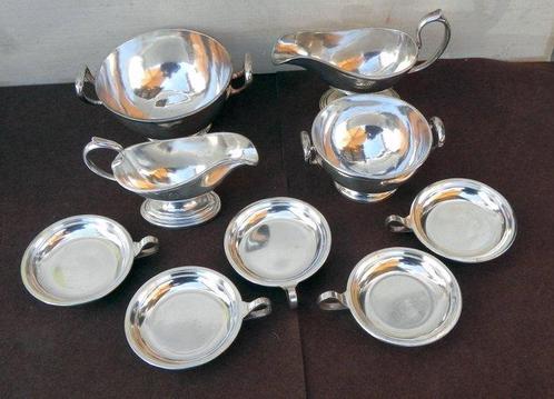 Krupp Berndorf - Gebrude Hepp - art deco - Set kommen (9) -, Antiek en Kunst, Kunst | Designobjecten
