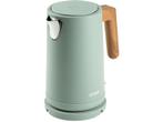 Domo -  Waterkoker Wood You 1.7 L  - Groen, 1 tot 2 liter, Verzenden, Nieuw, Draadloos