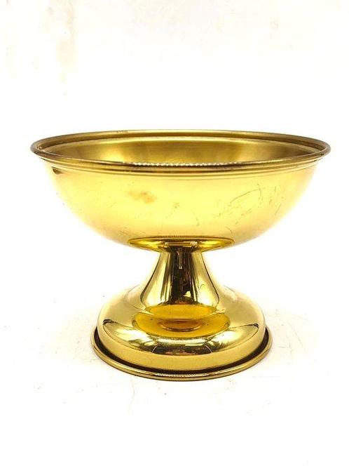 Kelk - Pyx-kelk in kerkelijke stijl in goudkleurig metaal, Antiek en Kunst, Antiek | Boeken en Manuscripten