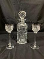 Service à liqueur (3) - Splendide Décanteur et Verres à, Antiek en Kunst, Antiek | Glaswerk en Kristal