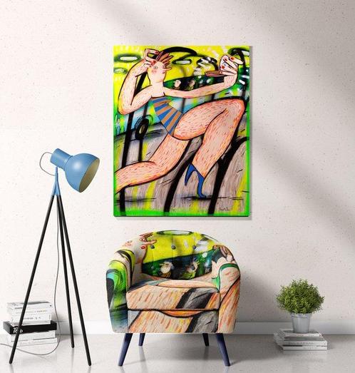 Yana Medow - High Heels XL, Antiek en Kunst, Kunst | Schilderijen | Modern
