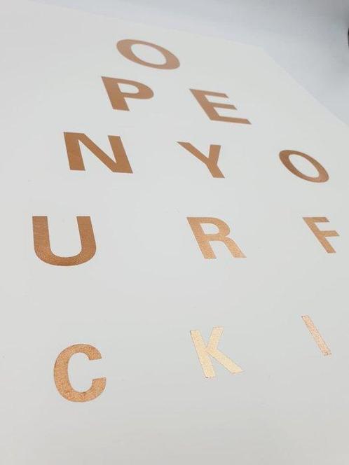 Alex Bucklee (XX-XXI) - Eye Test Bronze Foil (edition of 10), Antiek en Kunst, Kunst | Schilderijen | Modern