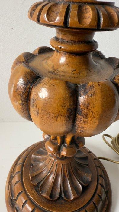 Nachtlampje - Eik - Met de hand gemaakt zeldzaam, Antiek en Kunst, Curiosa en Brocante