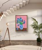 Kirsty Wain - Irises in a Chinese Vase - NO Reserve - L, Antiek en Kunst