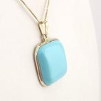 Turquoise - Argento 925 - Hanger - Italiaans ambacht, Antiek en Kunst