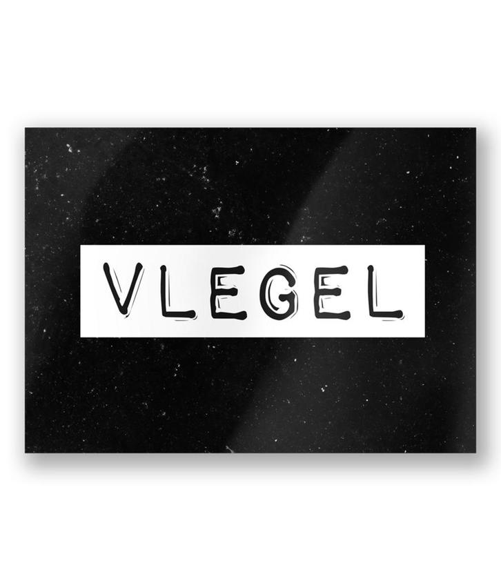 Wenskaart Vlegel 15cm, Hobby en Vrije tijd, Feestartikelen, Nieuw, Verzenden