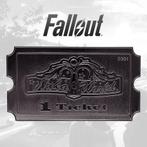 Fallout Replica Nuka World Ticket (Silver Plated), Collections, Ophalen of Verzenden