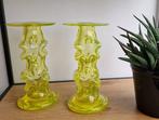 Riihimäen Lasi - Kasperi - Chandelier (2) - Ouraline - Signé