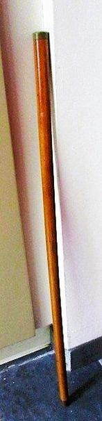 Wandelstok - Mahonie , metaal , hoorn