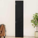 vidaXL Opbergkast Zwart eiken 50 x 41 x 225 cm Bewerkt hout, Huis en Inrichting, Kasten | Dressoirs, Verzenden, Nieuw