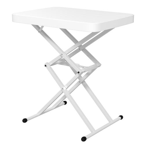 Balkontafel - Flexibele- Bijzettafel - Inklapbaar - Wit, Tuin en Terras, Tuinsets en Loungesets, Nieuw, Ophalen of Verzenden
