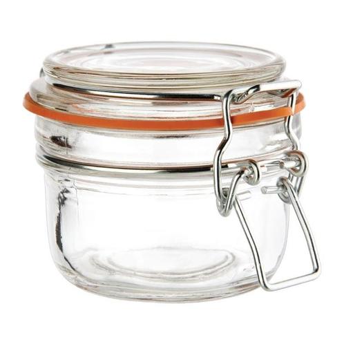 Conservenpotten set glas 12,5cl | 6 stuks | 7(Ø)x7(h)cm, Zakelijke goederen, Horeca | Keukenapparatuur, Nieuw in verpakking, Verzenden