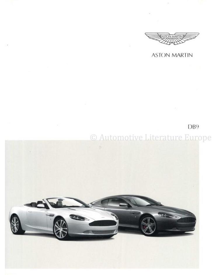 2010 ASTON MARTIN DB9 BROCHURE FRANS, Boeken, Auto's | Folders en Tijdschriften