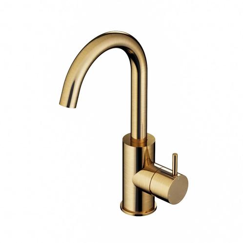 Wastafelmengkraan Hotbath Cobber 1-hendel Gebogen 27.8 cm, Doe-het-zelf en Bouw, Sanitair, Kraan, Nieuw, Ophalen of Verzenden