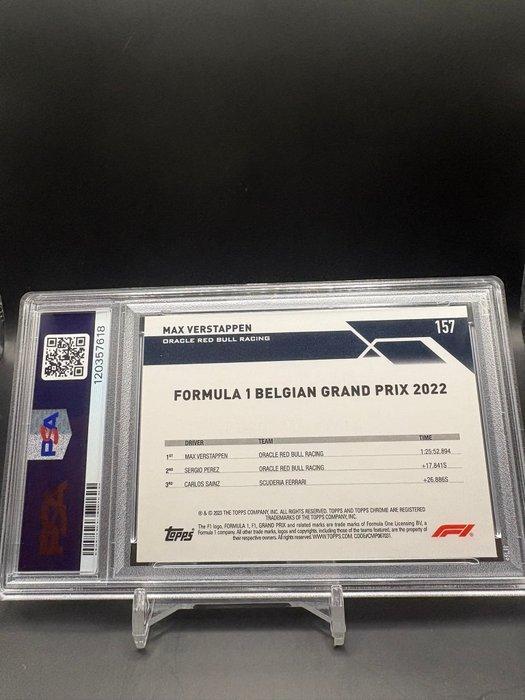 2023 Topps Chrome F1 Max Verstappen #157 Purple Refractor, Collections, Autocollants