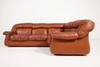 Canapé - Cuir - canapé modulable des années 1970, Antiek en Kunst