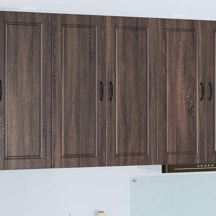 vidaXL Keuken Kast met plank Bruin Eiken 80 x 31 x 100 cm, Huis en Inrichting, Kasten | Overige, Nieuw, Verzenden