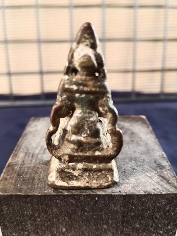 Annapurna en Krishna - Gepatineerd brons, Koper - India -