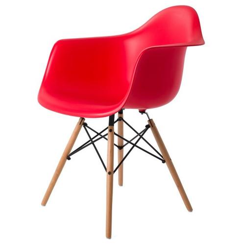 Eetkamerstoel DAW PP rood, Huis en Inrichting, Stoelen, Nieuw, Verzenden