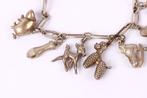 Zonder Minimumprijs - Armband Zilver - vintage bedels, Nieuw