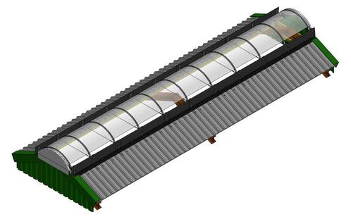 Polyester lichtstraat 1380 compleet inclusief beugels, Doe-het-zelf en Bouw, Overige Doe-Het-Zelf en Bouw, Ophalen of Verzenden