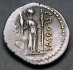 Romeinse Republiek. P. Clodius M.f. Turrinus, 42 BC.