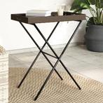 vidaXL Dienbladtafel inklapbaar 65x40x75 cm poly rattan, Tuin en Terras, Verzenden, Nieuw
