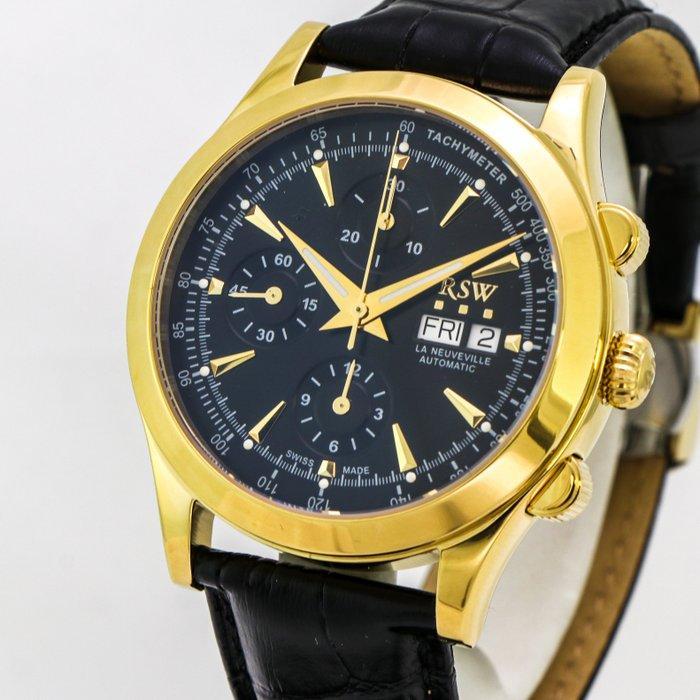 RSW - La Neuveville Valjoux automatic - RSWA129-GL-3 - Heren, Handtassen en Accessoires, Horloges | Heren