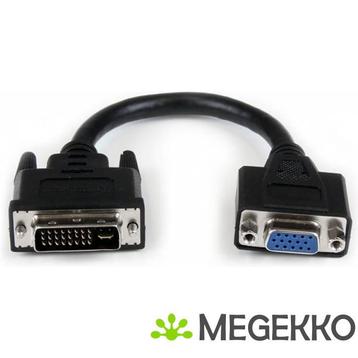 StarTech.com 20cm DVI naar VGA Verloopkabel DVI-I male naar, Verzenden