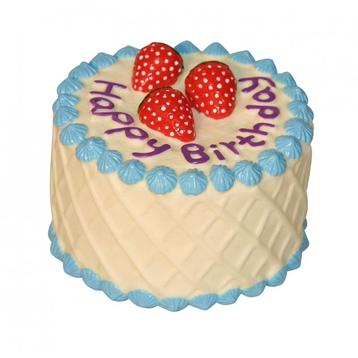 Gâteau danniversaire en vinyl 10 cm - kerbl, Neuf