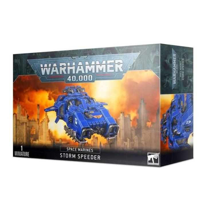 Warhammer 40,000 Space Marines Storm Speeder (Warhammer, Hobby en Vrije tijd, Wargaming, Ophalen of Verzenden
