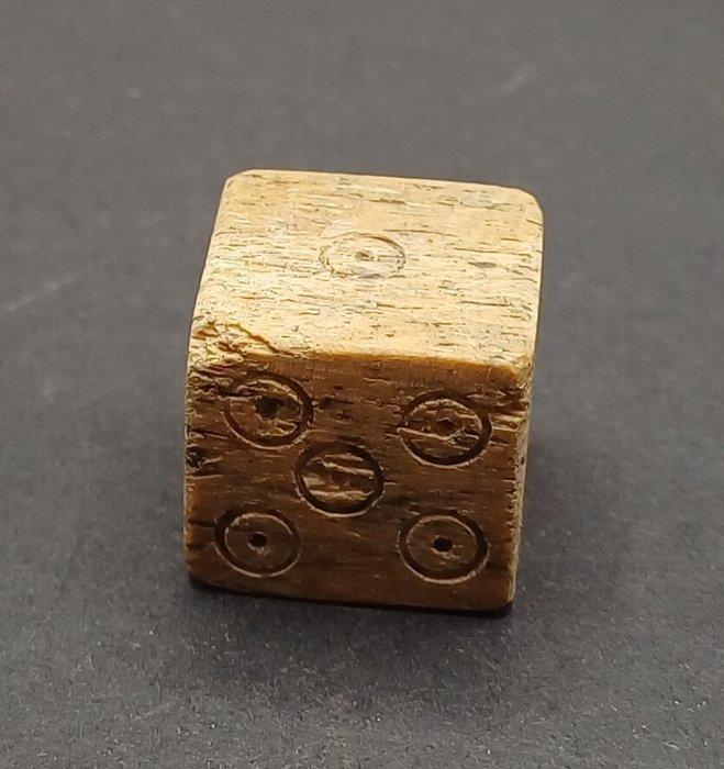 Oud-Romeins Been Grote speeldobbelstenen - 15 mm (Zonder, Antiek en Kunst, Antiek | Overige Antiek