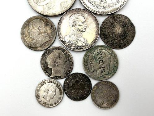Wereld. Lot de 13 monnaies en argent (Zonder Minimumprijs), Postzegels en Munten, Munten | Europa | Niet-Euromunten